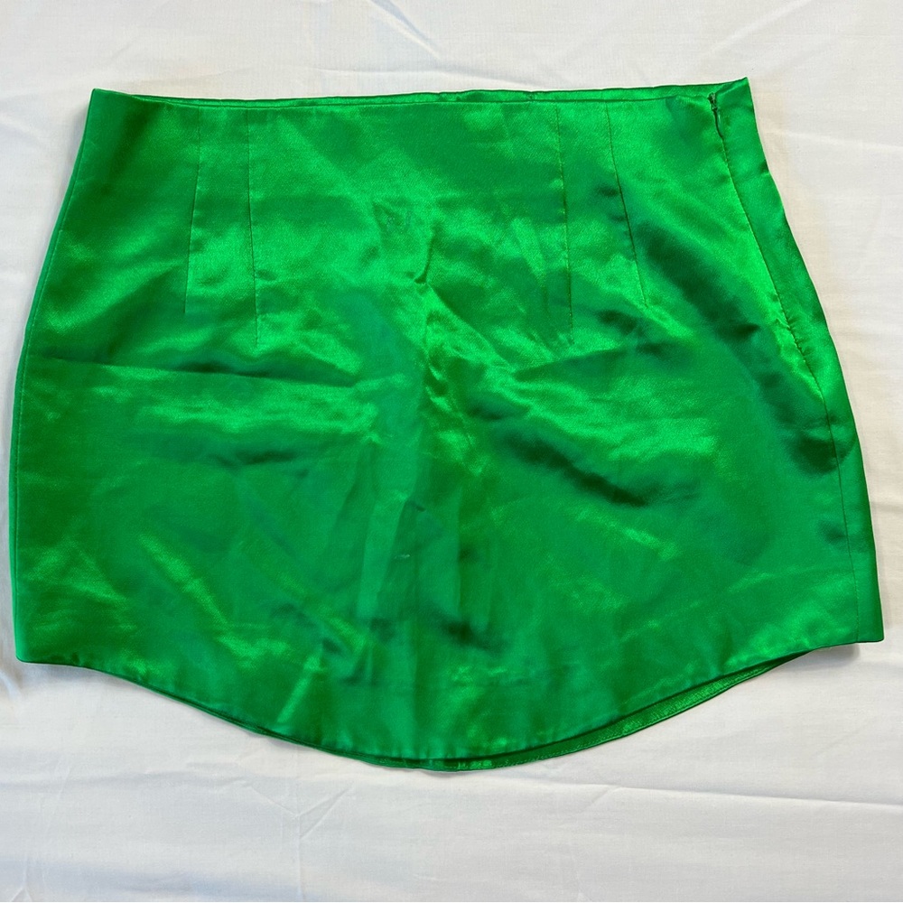Zara Green Mini Skirt